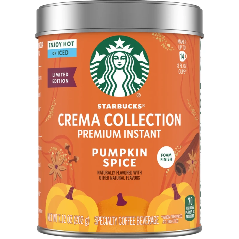 Starbucks Crema Collection Premium Instant Pumpkin Spice 202 g