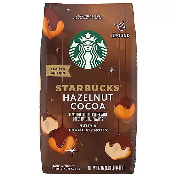 Starbucks Ground Coffee Hazelnut Cocoa Limited Edition 481 g