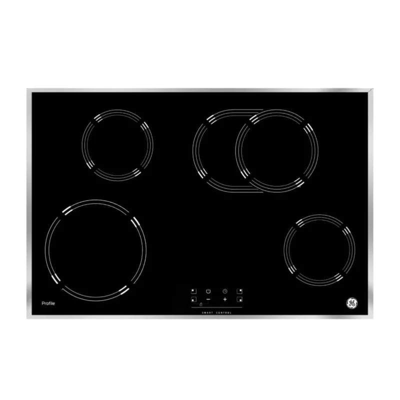GE Profile Plantilla Eléctrica Vitrocerámica 76 cm 4 Discos, PP930SMSS1