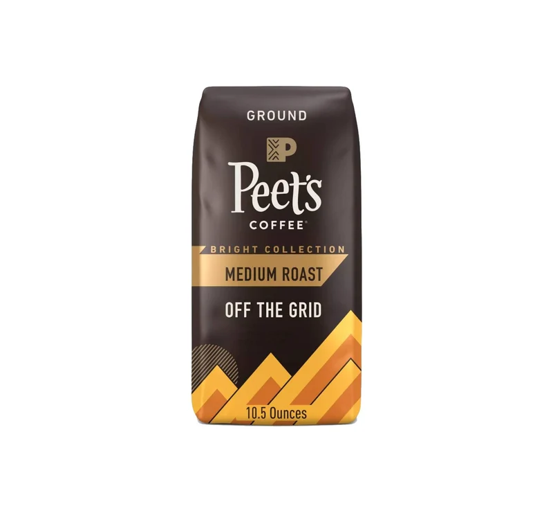 Peet's Off The Grid Coffee Medium Roast Grounds 297g