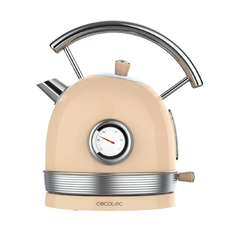 Hervidor Cecotec Thermosense 420 Vintage Beige Acero Inox 2200 W 1,8 L