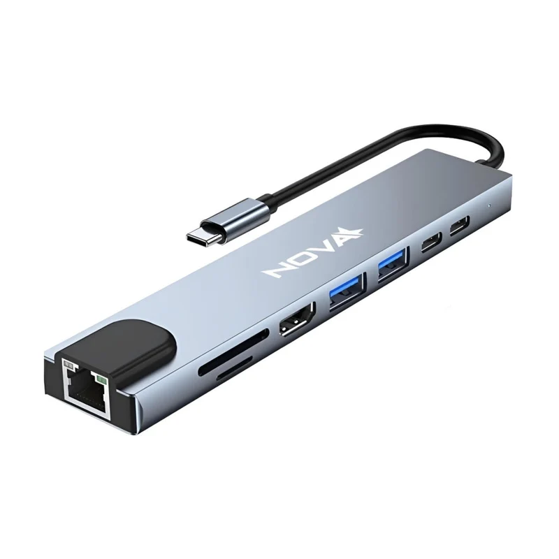 Nova Hub Smart USB 3.0 8 en 1, FAA383CC001C