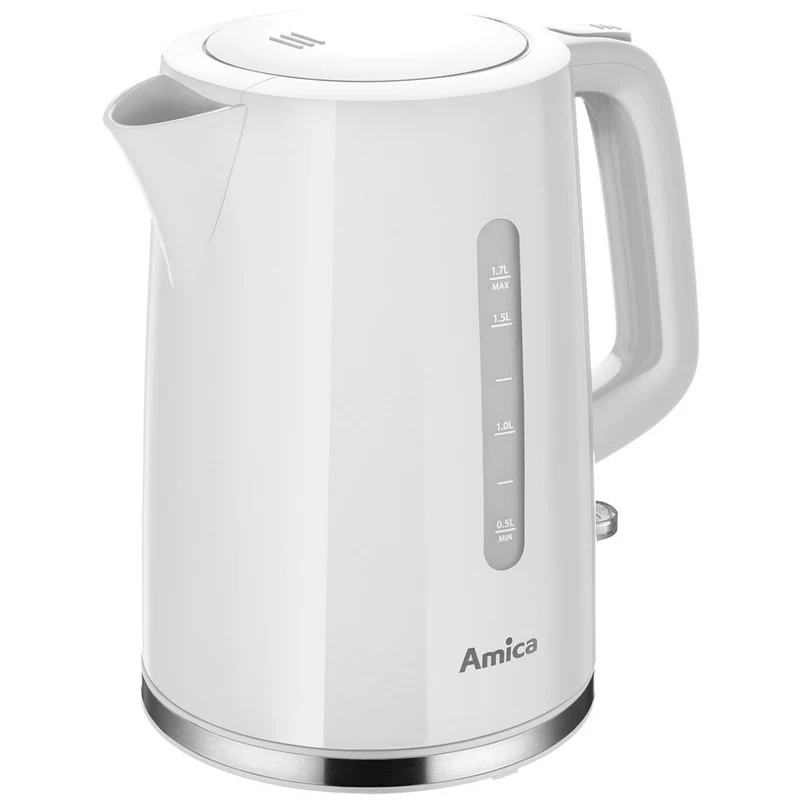 Hervidor de agua Amica KF1011 Plástico blanco 2150 W 1,7 L