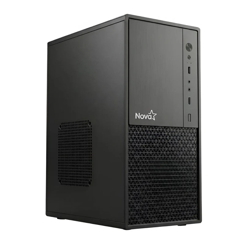 Nova Case para PC Mini Tower Micro-ATX/Mini-ITX sin Fuente de Poder, CM09Z9RA001C