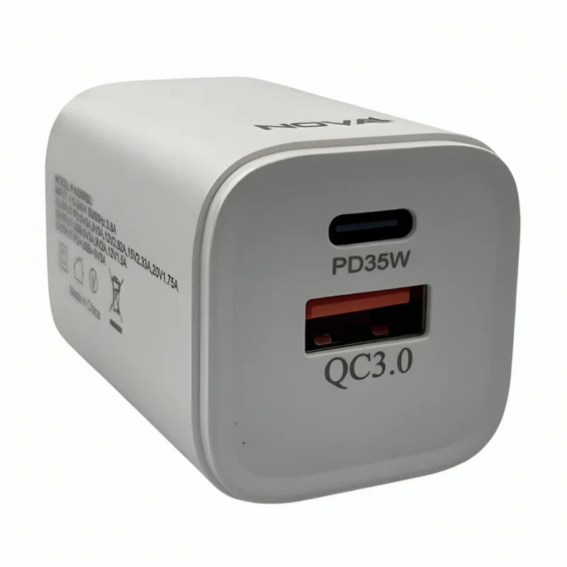Nova Cargador de Pared USB-C y USB-A 35W, PA035RBU001C