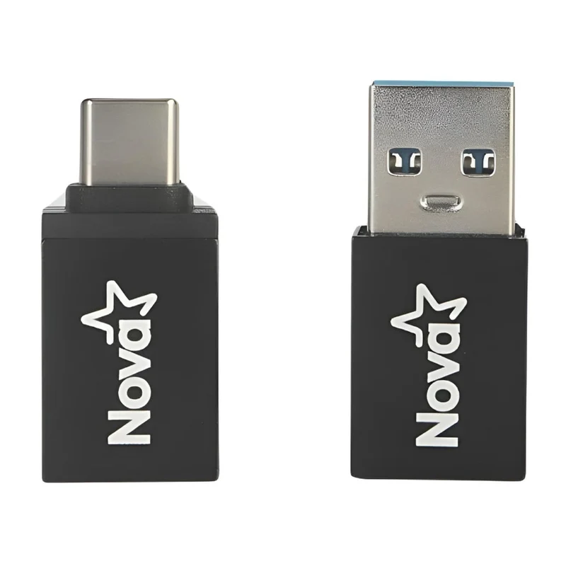 Nova Adaptador USB-A a USB-C/USB-C a USB-A (OTG), FADOTG01001C