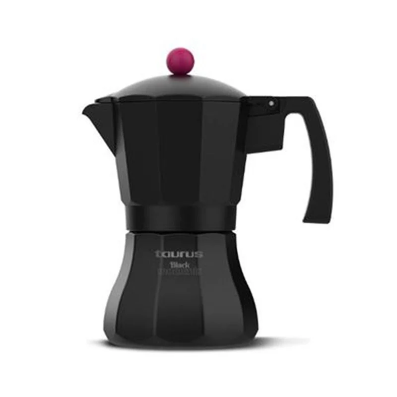 Cafetera italiana Taurus KCP90012I 12T Negra Acero inoxidable Aluminio 12 tazas