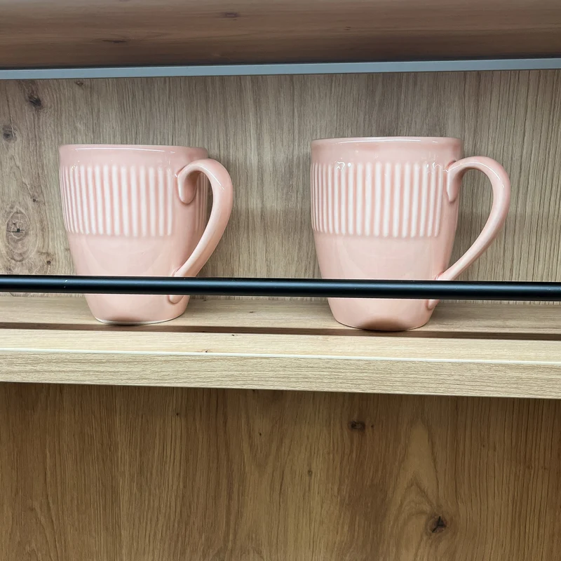 Taza alta rosa