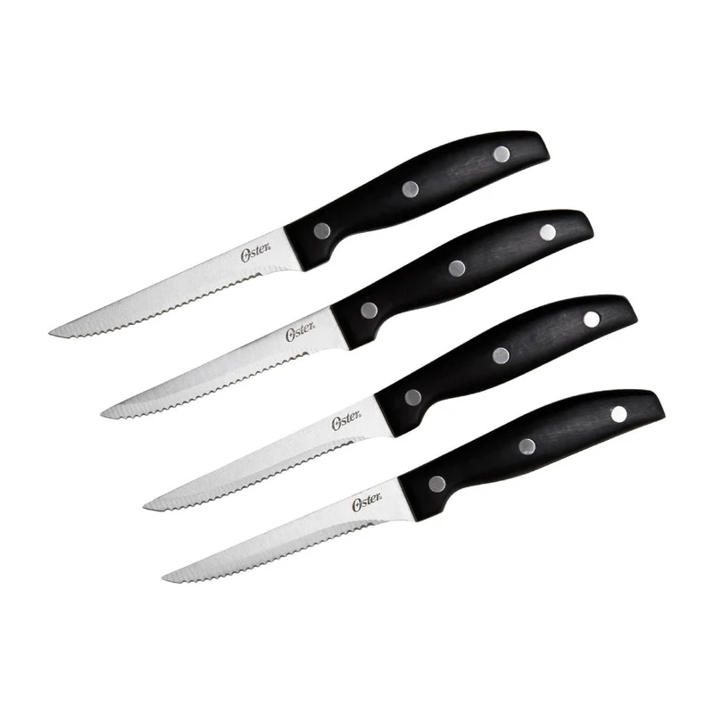 Oster Set de Cuchillos para Carnes de Acero Inoxidable Granger, 4 Piezas