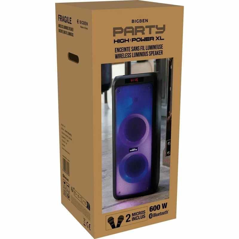 Altavoces Bluetooth Portátiles Big Ben Interactivos 600 W