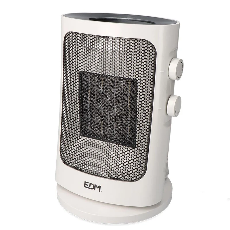 Calefactor Vertical EDM 07186 Gris 1000 - 1500 W Oscilación