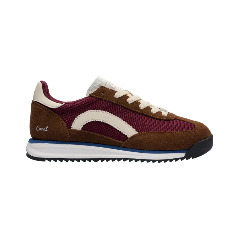 Coral Tenis Casual Tabby Rojo Vino, para Mujer