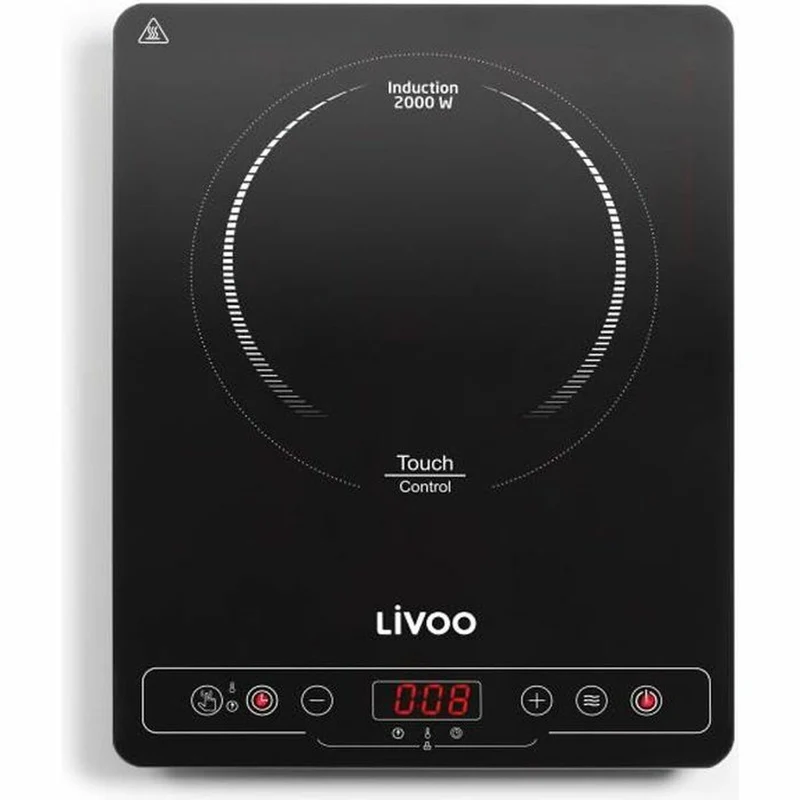 Placa Eléctrica Livoo DOC235 2000 W Negro