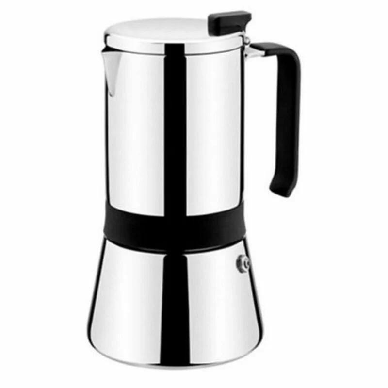 Cafetera Italiana Monix M770010 Acero inoxidable 10 Tazas Gris 500 ml 900 g