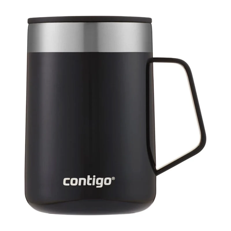 Contigo Taza de Acero Inoxidable Streeterville Ss con Asa, 14 Oz