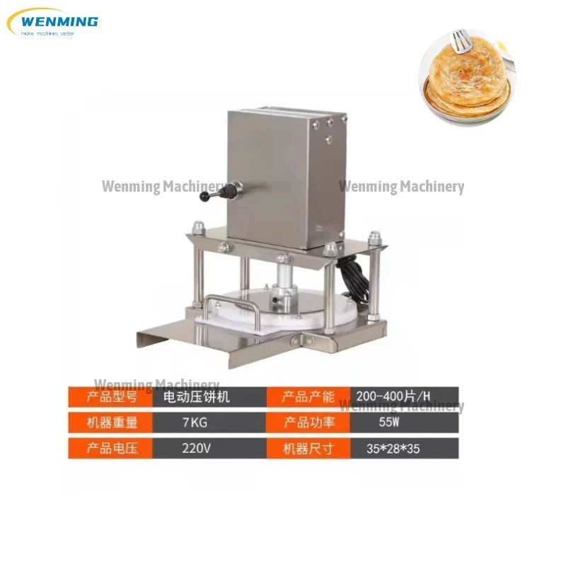 Small Manual Pancake Press Automatic Electric Roti Chapati Maker Factory Price