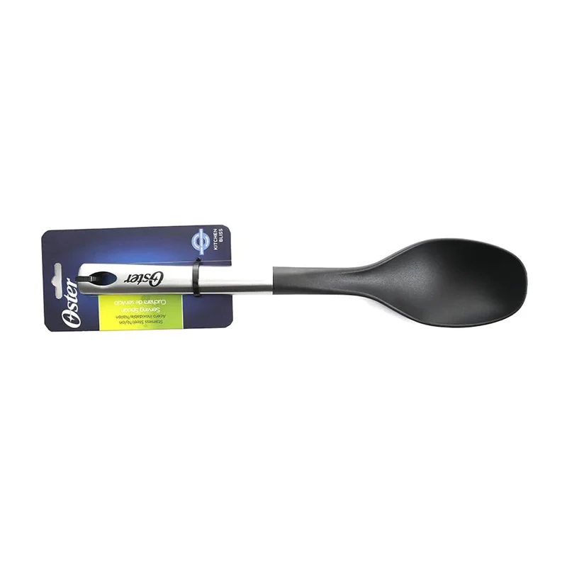 Oster Cuchara para Servir de Nylon con Asa de Acero Inoxidable, 115204.01