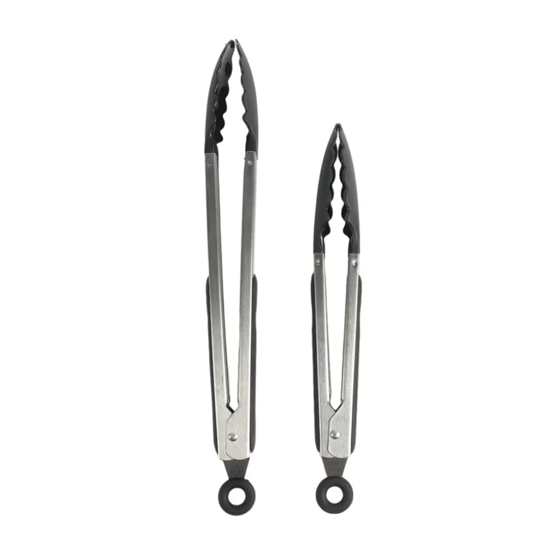 Oster Set Pinzas de Acero Inoxidable y Naylon para Cocina Baldwyn, 2 Piezas