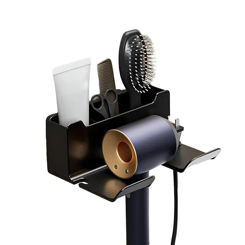Miomu Soporte Organizador para Secadora de Cabello, Diseño 2 en 1