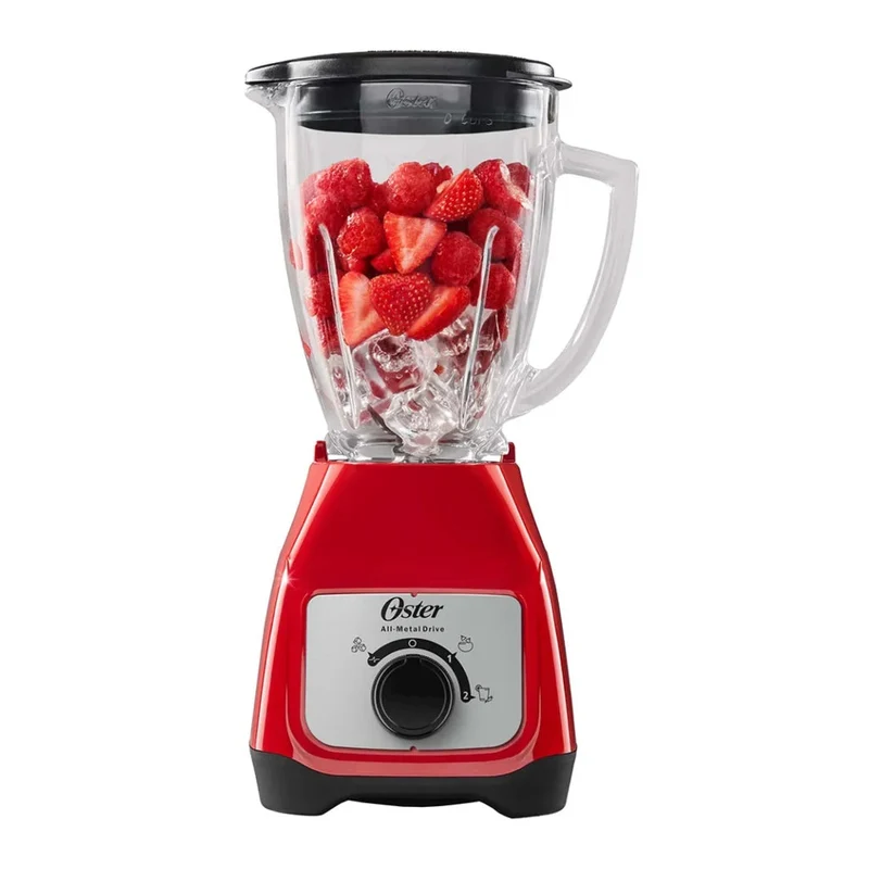 Oster Licuadora Jarra de Vidrio y Control de Perilla, 1.5 L