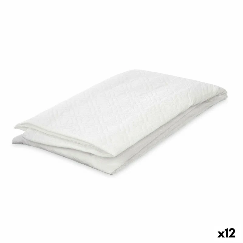 Funda Protectora para Lavadora Blanca 63 x 58 x 85 cm Acolchada (12 Unidades)