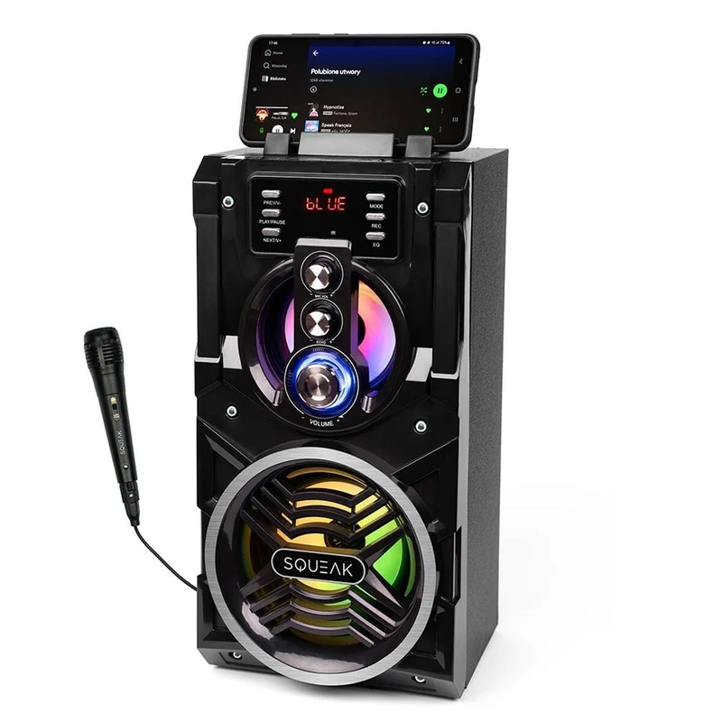 Altavoces Bluetooth Portátiles SQUEAK SQ1000 Negro 20 W