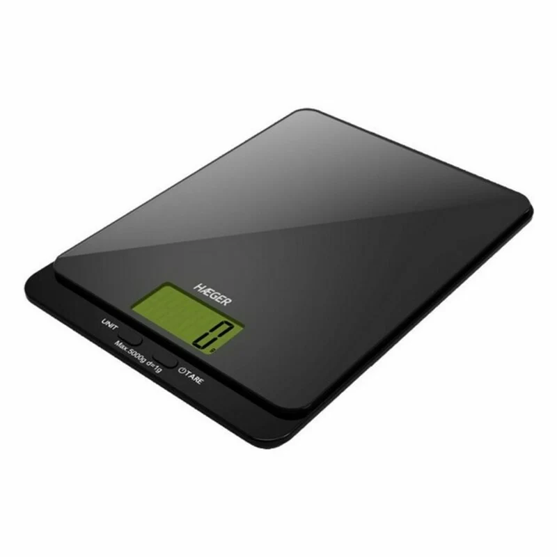 Báscula Digital de Cocina Haeger KS-005.007A Negra
