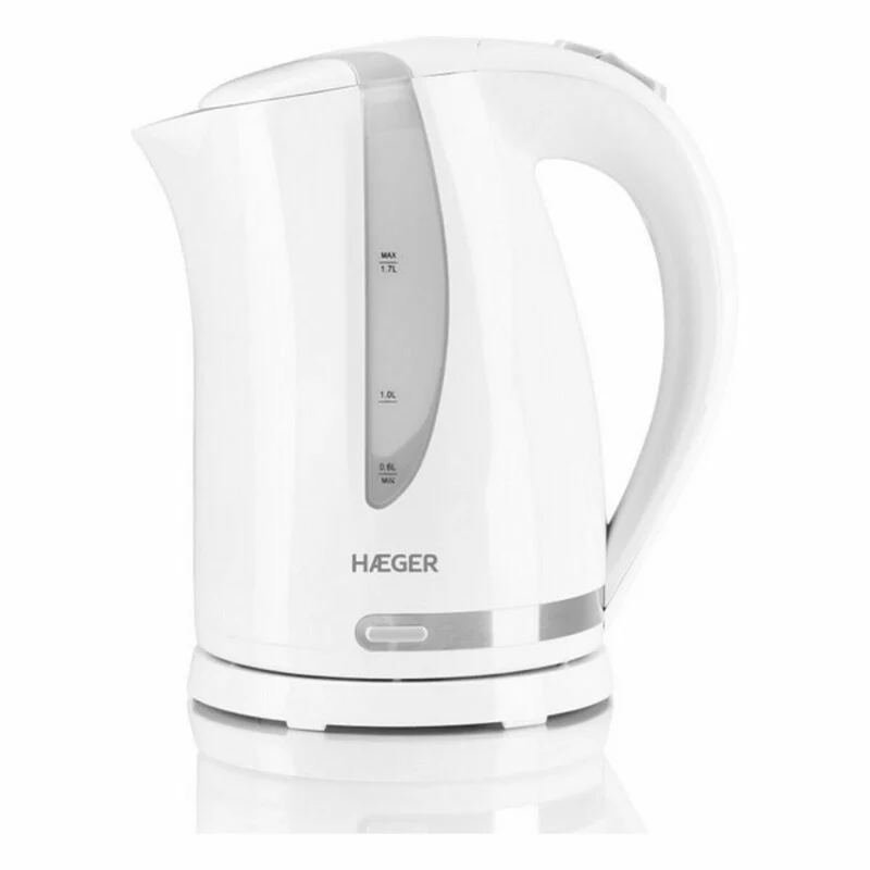 Hervidor Haeger EK-22W.022A Acero inoxidable Blanco 2200 W 1,7 L