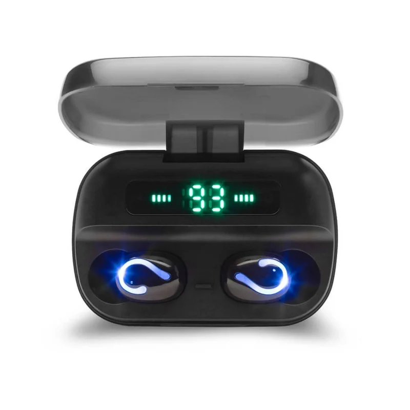 Auriculares Bluetooth Intrauditivos Savio TWS-06 Negro
