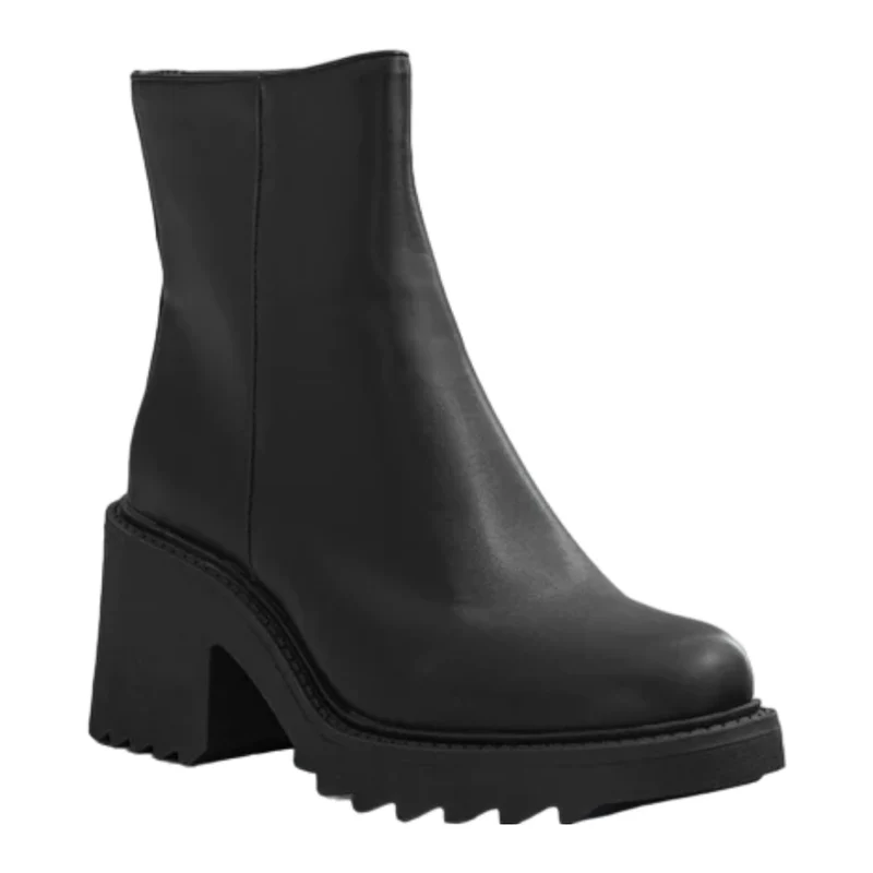 Coral Botines Polly Black Pu, para Mujer