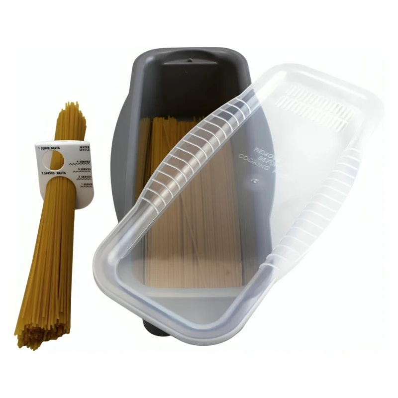 Miomu Contenedor Plástico para Hacer Spaguettis en Microondas