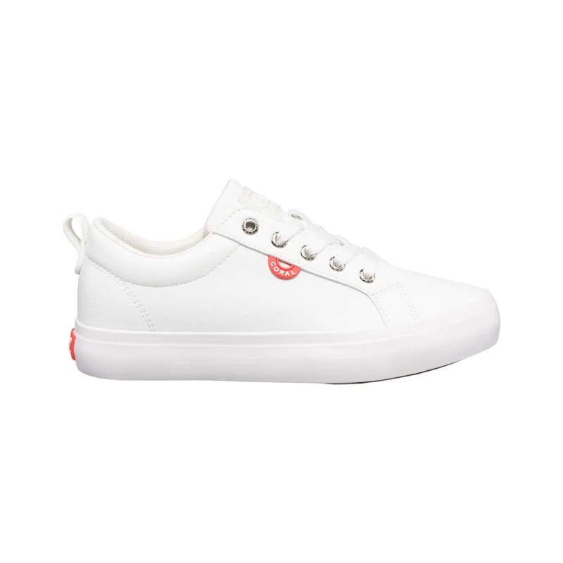 Coral Tenis Casual Serafina Blanco, para Mujer