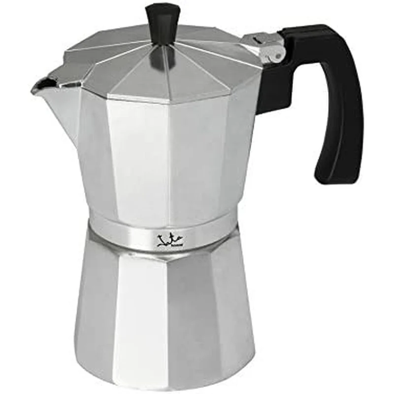 Cafetera Italiana JATA CCA6* Plateada 6 Tazas Aluminio