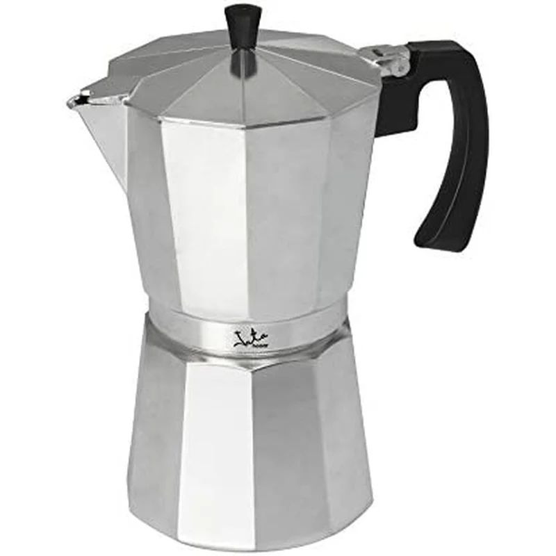 Cafetera Italiana JATA CCA12 Aluminio 12 Tazas Plata