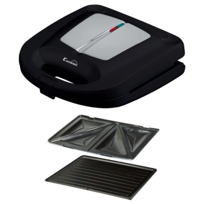 Sandwichera COMELEC SA1216 850W Negro 850 W