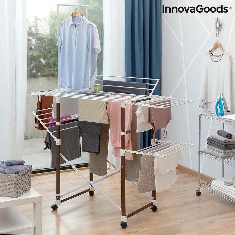 Secadora de Ropa Plegable con Ruedas Flareck InnovaGoods