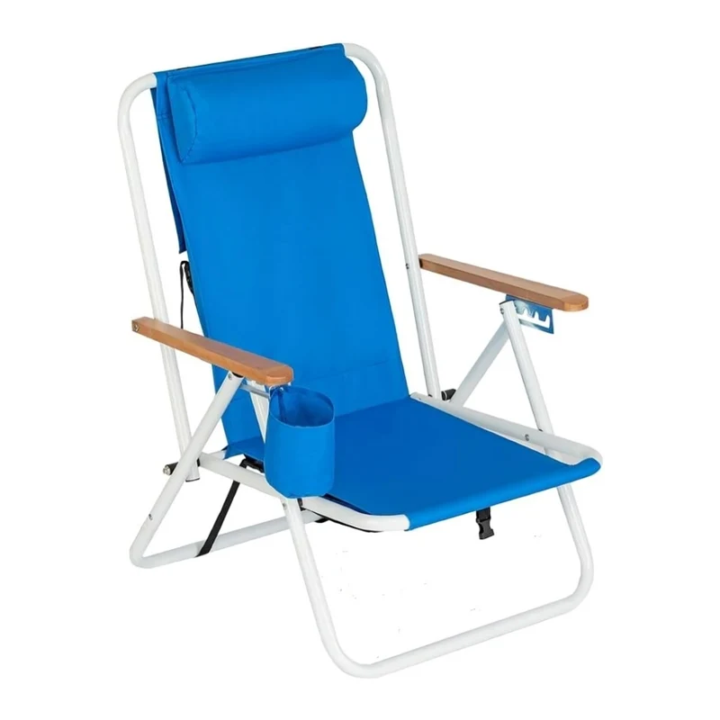 Miomu Silla Asoleadora Plegable Portátil con Bolso Integrado